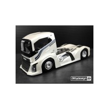 Bittydesign Iron 1/10 Truck Body Clear BDTRK-190IRO