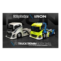 Bittydesign Iron 1/10 Truck Body Clear BDTRK-190IRO