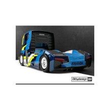 Bittydesign Iron 1/10 Truck Body Clear BDTRK-190IRO