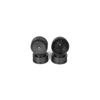 DE Racing Speedline Plus SC Wheels 12mm for TLR/Tekno (black/4pcs) DER-PS4-LB