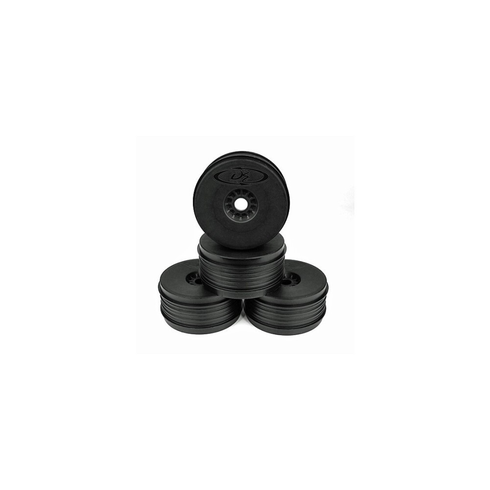 DE Racing Speedline Plus 1/8 Buggy Wheels (4pcs/Black) DER-PSB-8B DE Racing Speedline Plus 1/8 Buggy Wheels (4pcs/Black) DER-PSB-8B