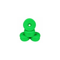 DE Racing Speedline Plus 1/8 Buggy Wheels (4pcs/Green) DER-PSB-8G