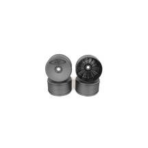 DE Racing Speedline Plus 1/8 Truck Wheels (4pcs/Black) DER-PT4-8B
