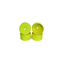 DE Racing Speedline Plus 1/8 Truck Wheels (4pcs/Yellow) DER-PT4-8Y
