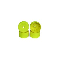 DE Racing Speedline Plus 1/8 Truck Wheels (4pcs/Yellow) DER-PT4-8Y