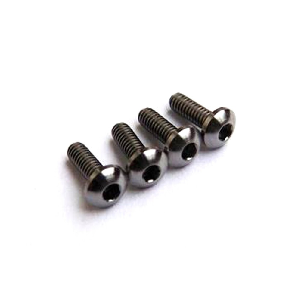 Hiro Seiko Titan64 Hex Socket Button Head Screw M2x10 (4pcs) HS-48017 Hiro Seiko Titan64 Hex Socket Button Head Screw M2x10 (4pcs) HS-48017