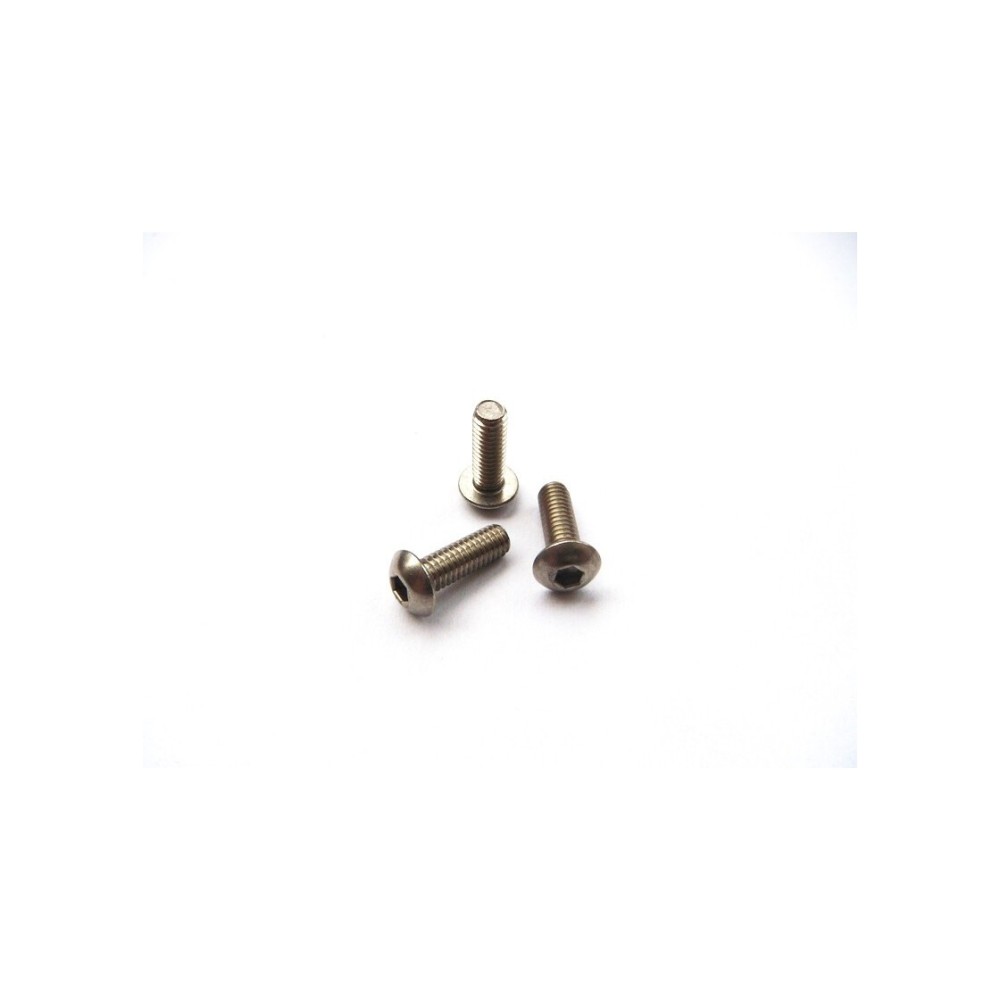 Hiro Seiko Titanium Hex Socket Button Head Screw M4x12 HS-48055 Hiro Seiko Titanium Hex Socket Button Head Screw M4x12 HS-48055