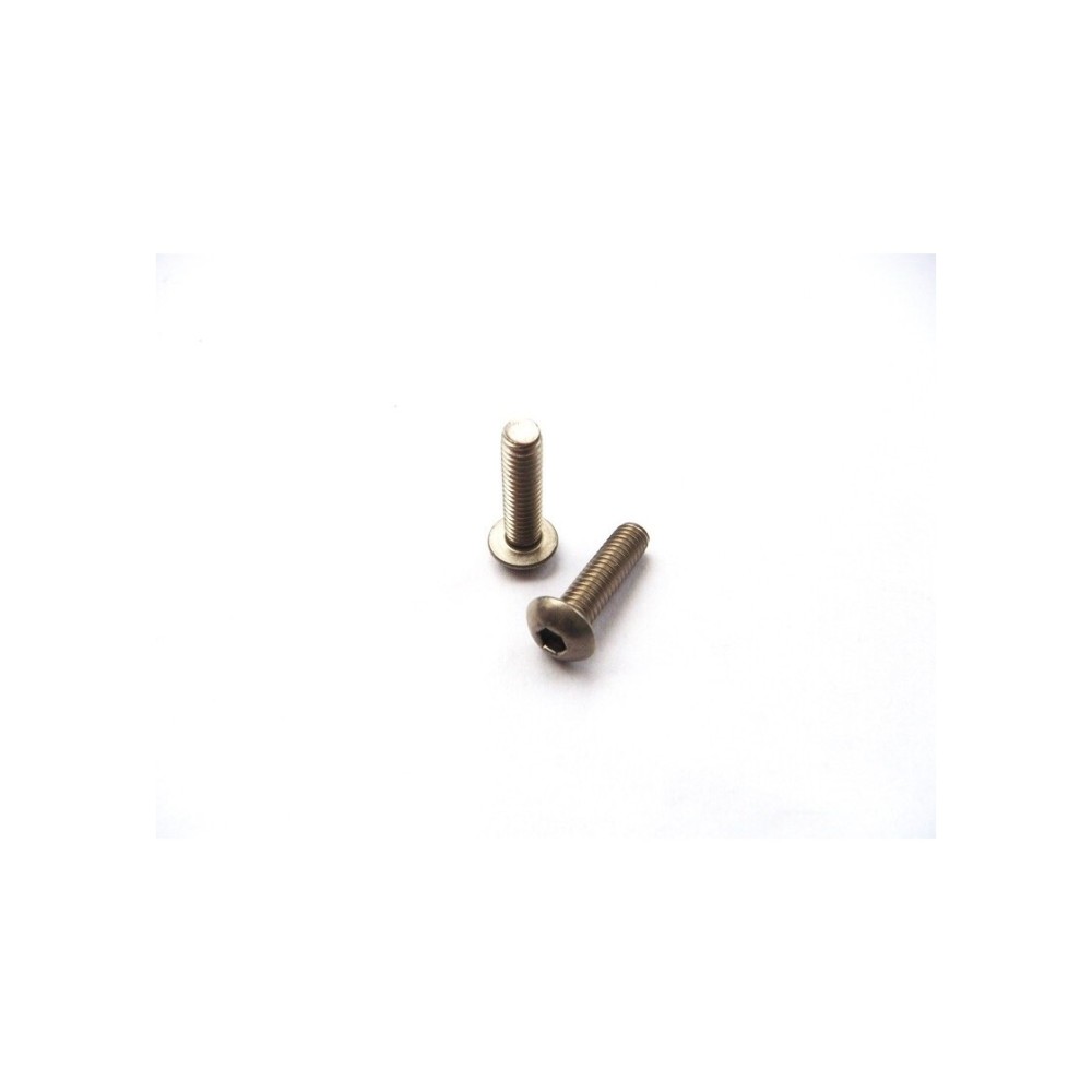 Hiro Seiko Titanium Hex Socket Button Head Screw M4x15 HS-48056