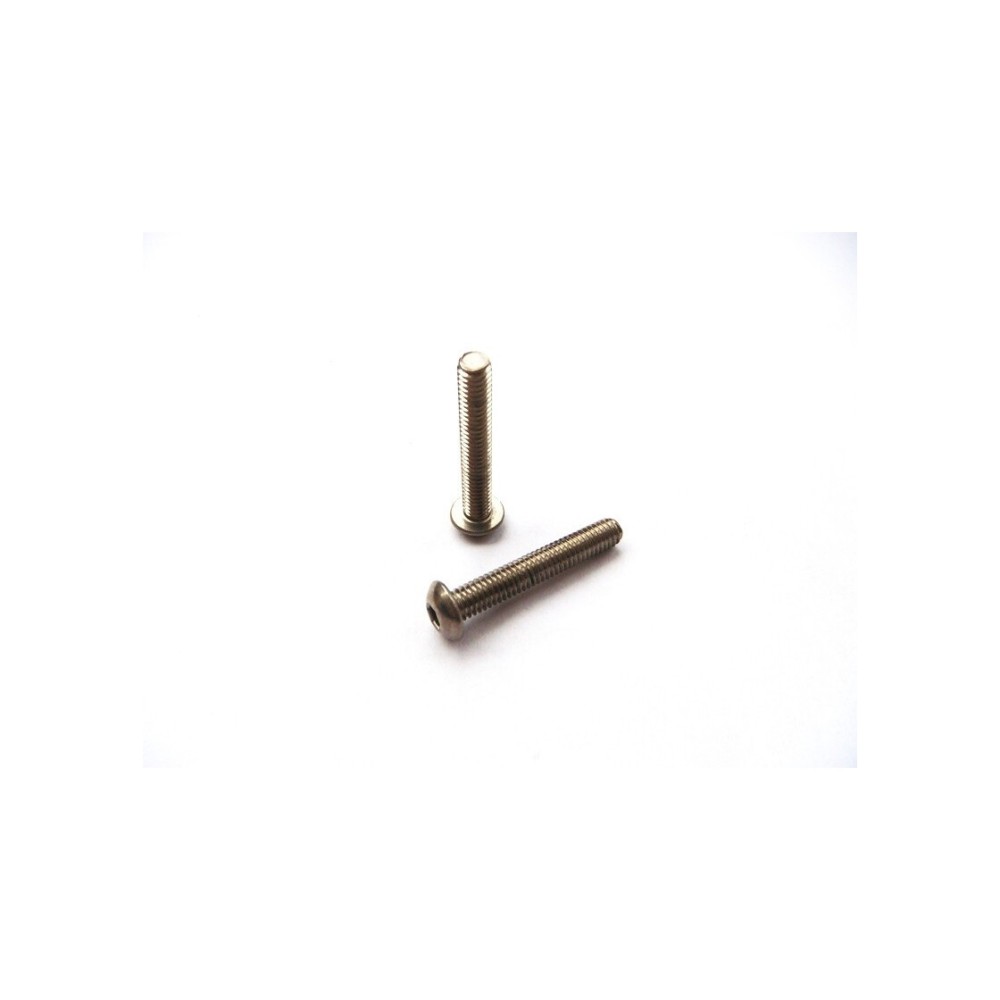 Hiro Seiko Titanium Hex Socket Button Head Screw M4x25 HS-48058 Hiro Seiko Titanium Hex Socket Button Head Screw M4x25 HS-48058