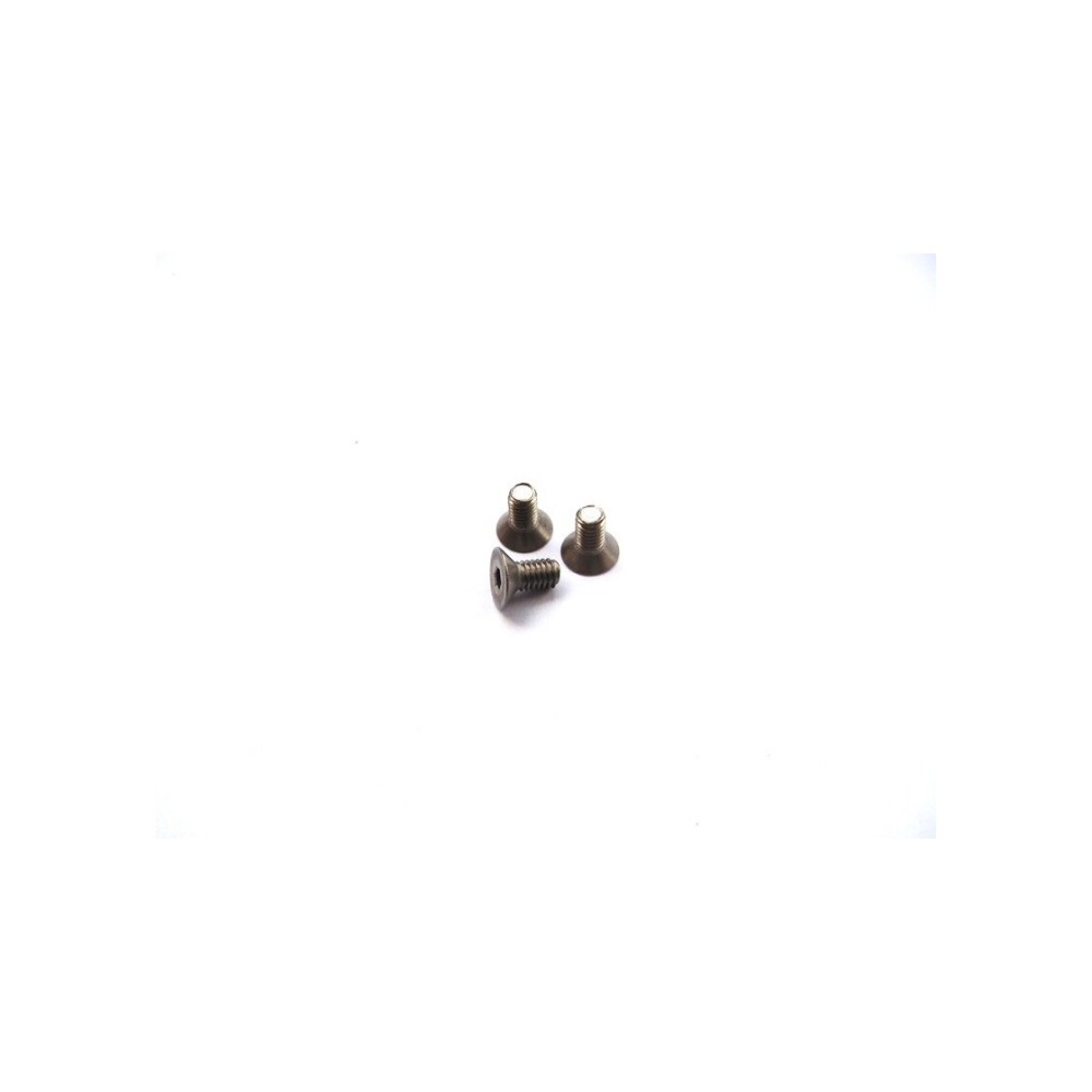 Hiro Seiko Titanium Hex Socket Flat Head Screw M4x8 HS-48061 Hiro Seiko Titanium Hex Socket Flat Head Screw M4x8 HS-48061