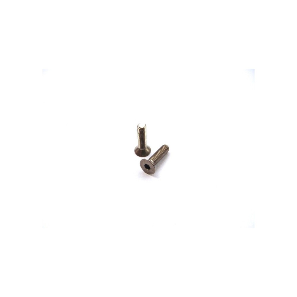 Hiro Seiko Titanium Hex Socket Flat Head Screw M4x16 HS-48065 Hiro Seiko Titanium Hex Socket Flat Head Screw M4x16 HS-48065
