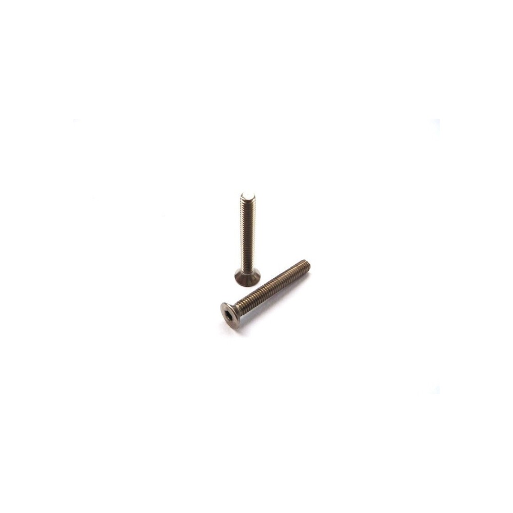 Hiro Seiko Titanium Hex Socket Flat Head Screw M4x30 HS-48069 Hiro Seiko Titanium Hex Socket Flat Head Screw M4x30 HS-48069