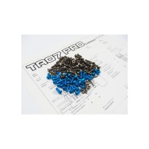 Hiro Seiko TA07 PRO Titanium & Alloy Hex Socket Screw Set [T-Blue] HS-48083