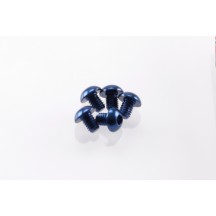 Hiro Seiko Alloy Hex Socket Button Head Screw M3x4 [Y-Blue] HS-48136