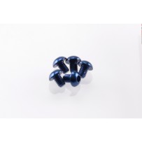 Hiro Seiko Alloy Hex Socket Button Head Screw M3x4 [Y-Blue] HS-48136