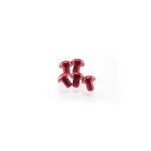 Hiro Seiko Alloy Hex Socket Button Head Screw M3x4 [Red] HS-48137