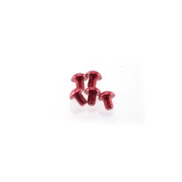 Hiro Seiko Alloy Hex Socket Button Head Screw M3x4 [Red] HS-48137