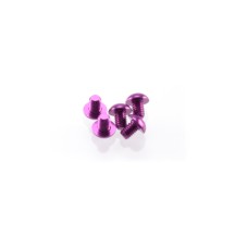 Hiro Seiko Alloy Hex Socket Button Head Screw M3x4 [Purple] HS-48138