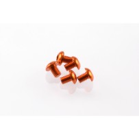 Hiro Seiko Alloy Hex Socket Button Head Screw M3x4 [Orange] HS-48139