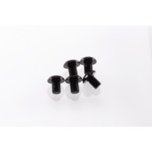 Hiro Seiko Alloy Hex Socket Button Head Screw M3x4 [Black] HS-48141