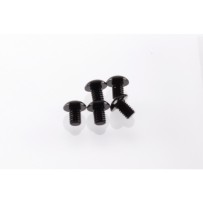 Hiro Seiko Alloy Hex Socket Button Head Screw M3x4 [Black] HS-48141