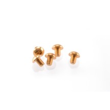 Hiro Seiko Alloy Hex Socket Button Head Screw M3x4 [Gold] HS-48142
