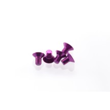 Hiro Seiko Alloy Hex Socket Flat Head Screw M3x5 [Purple] HS-48146
