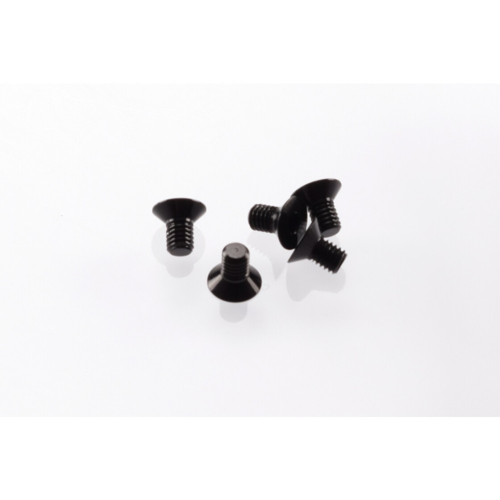 Hiro Seiko Alloy Hex Socket Flat Head Screw M3x5 [Black] HS-48149