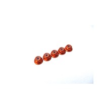 Hiro Seiko 2mm Alloy Flange Nylon Nut [Orange] HS-48152