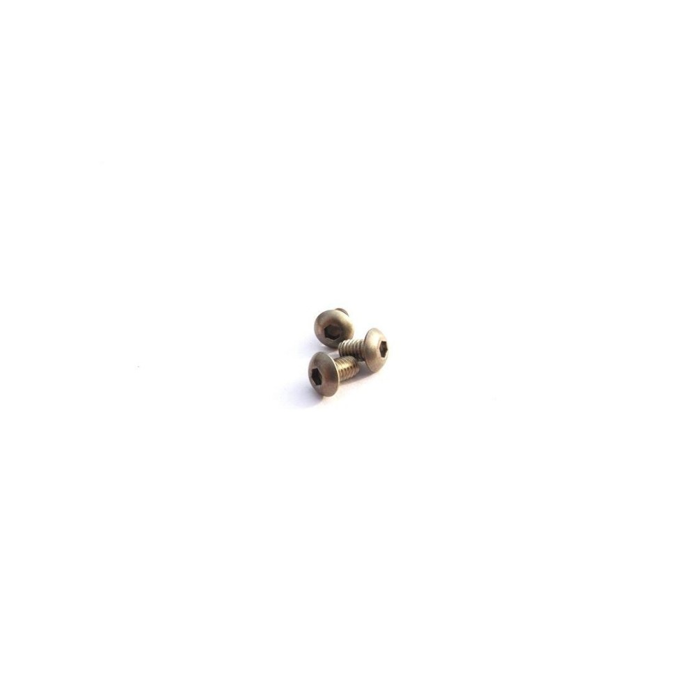 Hiro Seiko Titanium Hex Socket Button Head Screw M4x6 (3pc) HS-48161 Hiro Seiko Titanium Hex Socket Button Head Screw M4x6 (3pc) HS-48161