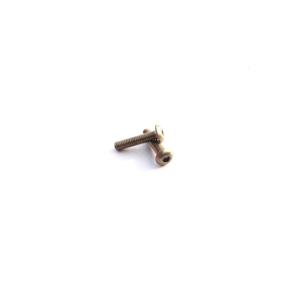 Hiro Seiko Titanium Hex Socket Button Head Screw M4x18 (2pc) HS-48162 Hiro Seiko Titanium Hex Socket Button Head Screw M4x18 (2pc) HS-48162