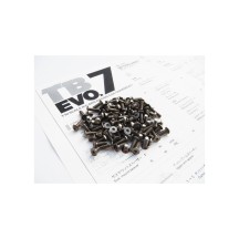 Hiro Seiko TB EVO.7 Titanium Hex Socket Screw Set (109pcs) HS-48212