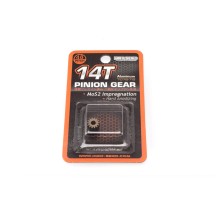 Hiro Seiko Hard Coated Alum. Pinion Gear (MoS2) DP48-14T HS-48230