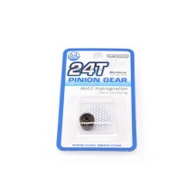 Hiro Seiko Hard Coated Alum. Pinion Gear (MoS2) DP64-24T HS-48268
