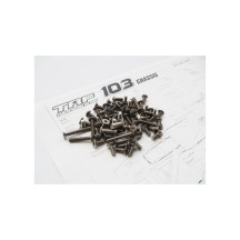 Hiro Seiko TRF103 Titanium Hex Socket Screw Set HS-48329