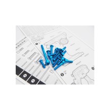 Hiro Seiko M17 Light Weight Screw Set [T-Blue] HS-48407