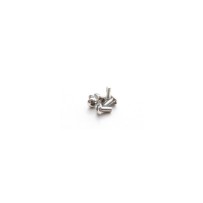 Hiro Seiko Alloy Hex Socket Button Head Screw M3x4 [Silver] HS-48417