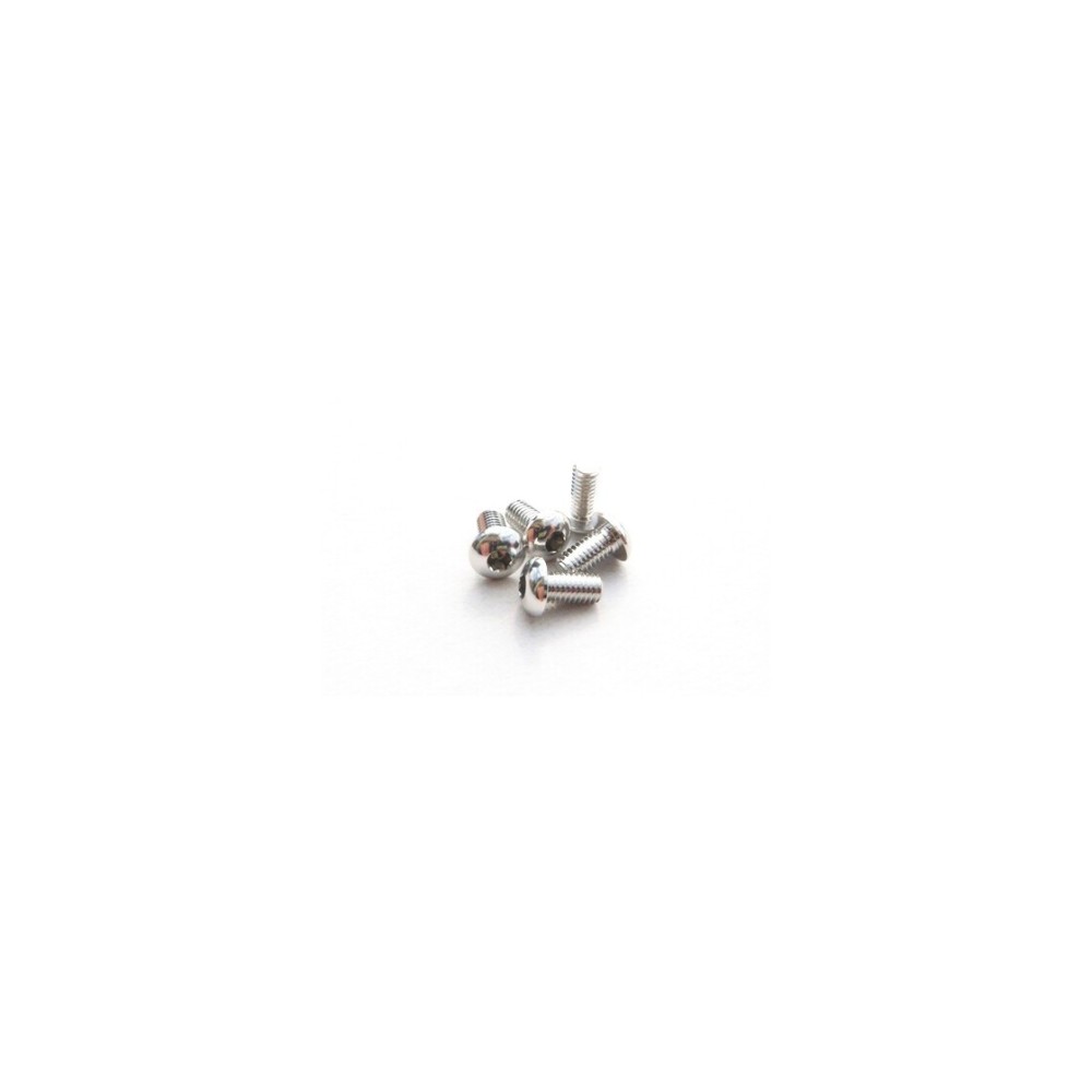 Hiro Seiko Alloy Hex Socket Button Head Screw M3x4 [Silver] HS-48417
