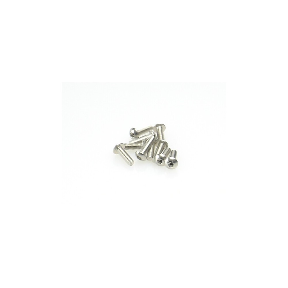 Hiro Seiko Hex Socket Button Head Screw M3x10 ( 10 pcs) HS-69024 Hiro Seiko Hex Socket Button Head Screw M3x10 ( 10 pcs) HS-69024