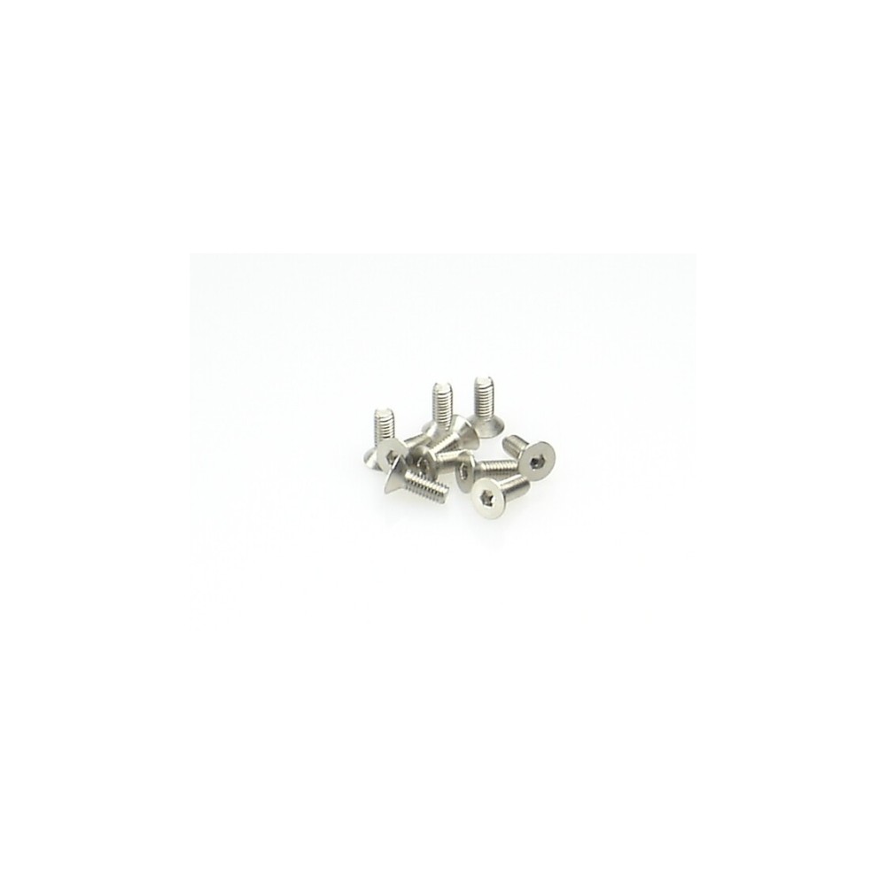 Hiro Seiko Hex Socket Flat Head Screw M3x8 ( 10 pcs) HS-69028 Hiro Seiko Hex Socket Flat Head Screw M3x8 ( 10 pcs) HS-69028