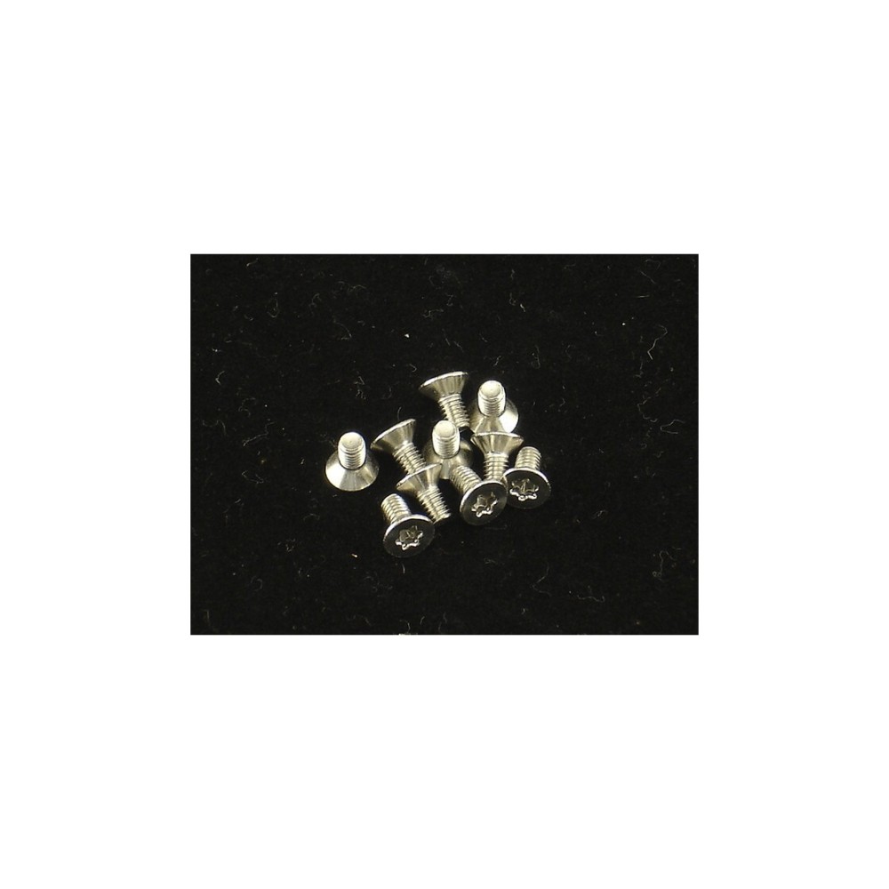 Hiro Seiko Star (T10) Socket Flat Head Screw M3x4 ( 8 pcs) HS-69138 Hiro Seiko Star (T10) Socket Flat Head Screw M3x4 ( 8 pcs) HS-69138