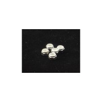 Hiro Seiko 2mm Alloy Nylon Nut [Silver] ( 5 pcs) HS-69212