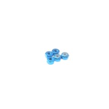 Hiro Seiko 2mm Alloy Nylon Nut [T-Blue] ( 5 pcs) HS-69213