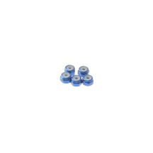 Hiro Seiko 2mm Alloy Nylon Nut [Y-Blue] ( 5 pcs) HS-69214