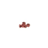 Hiro Seiko 2mm Alloy Nylon Nut [Red] ( 5 pcs) HS-69216