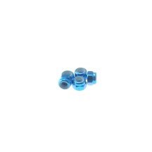 Hiro Seiko 3mm Alloy Nylon Nut [T-Blue] ( 5 pcs) HS-69219