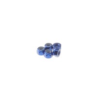 Hiro Seiko 3mm Alloy Nylon Nut [Y-Blue] ( 5 pcs) HS-69220