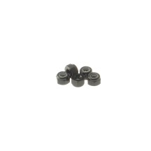 Hiro Seiko 3mm Alloy Nylon Nut [Black] ( 5 pcs) HS-69223