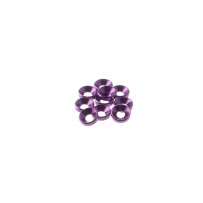Hiro Seiko 4mm Alloy Countersunk Washer [Purple] ( 10 pcs) HS-69257