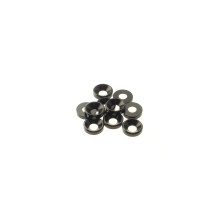 Hiro Seiko 4mm Alloy Countersunk Washer [Black] ( 10 pcs) HS-69259